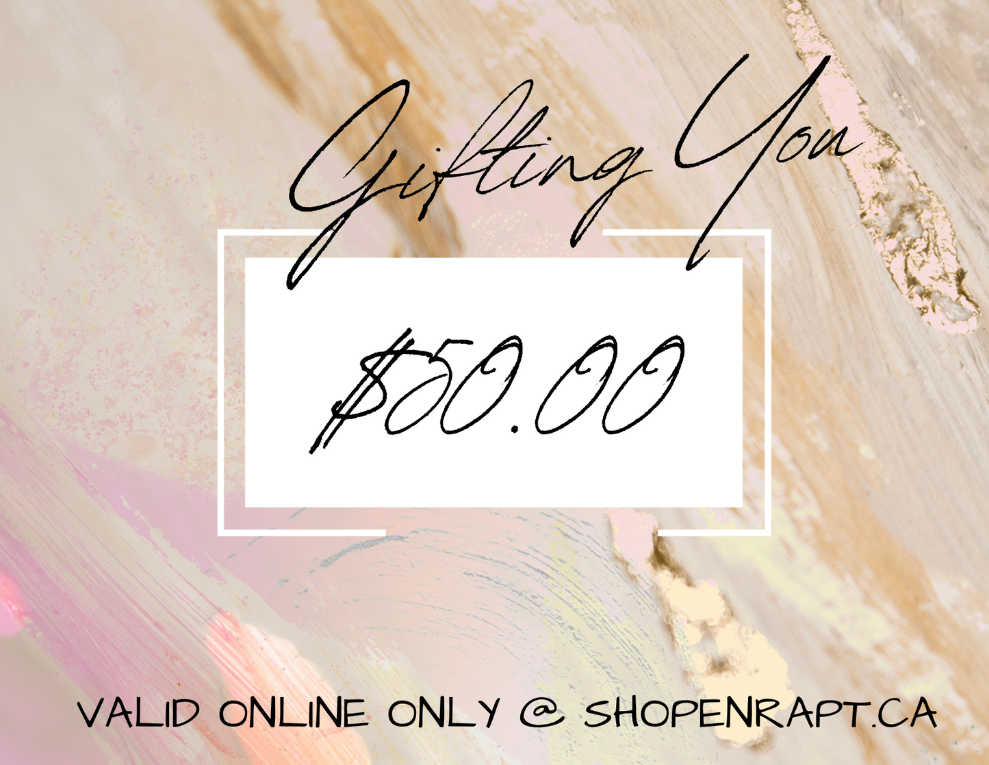 ONLINE GIFT CARD