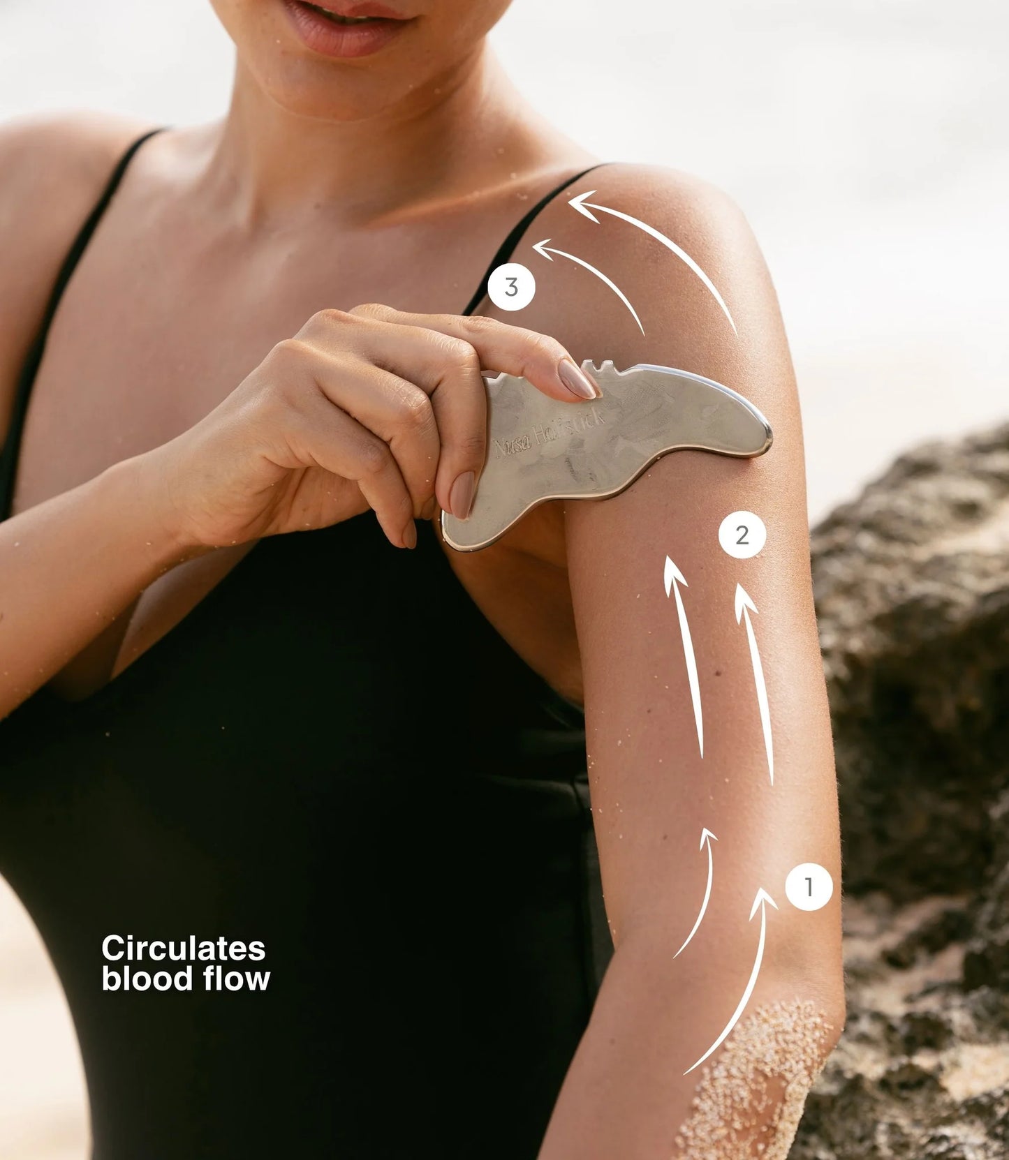 Body Gua Sha Tool- Stainless Steel