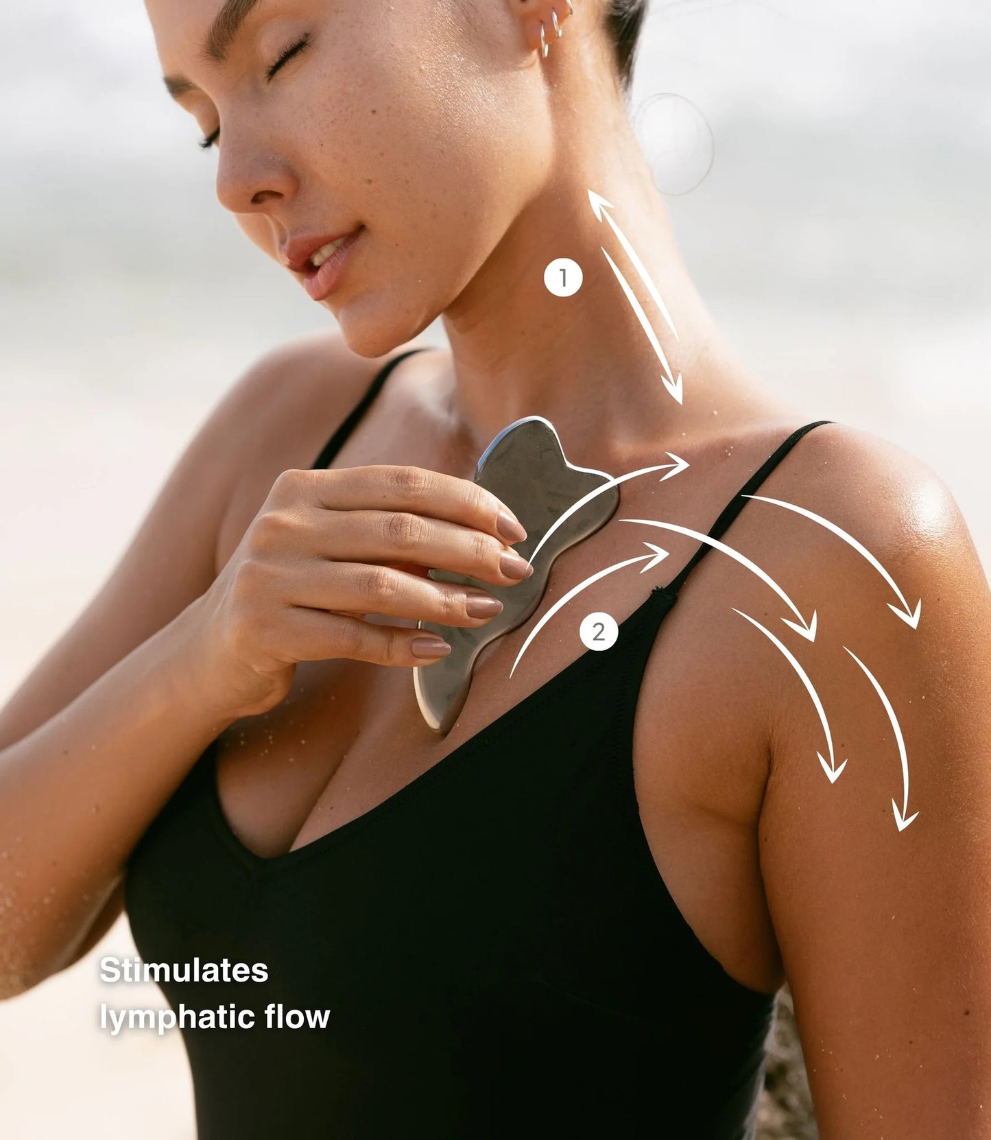 Body Gua Sha Tool- Stainless Steel
