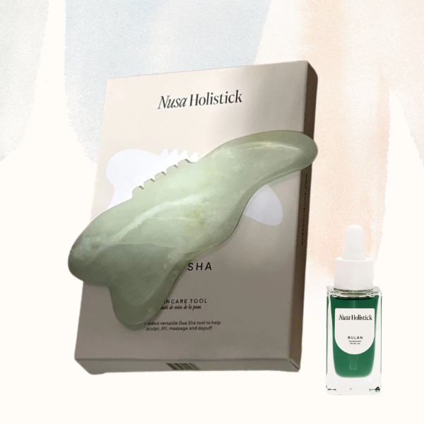 Nusa Holistick Face Gua Sha + Mini Face Oil
