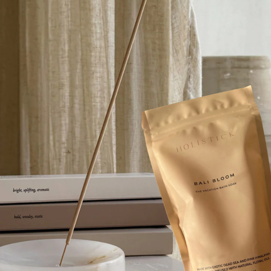 Nusa Holistick Incense + Bali Bloom Bath Salts